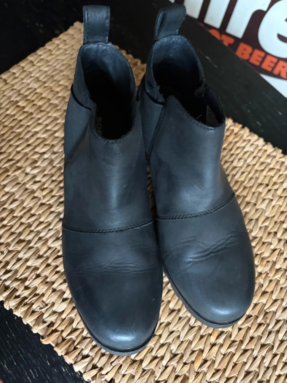 Sorel Leather Emelie Chelsea Ankle Waterproof Bootie
